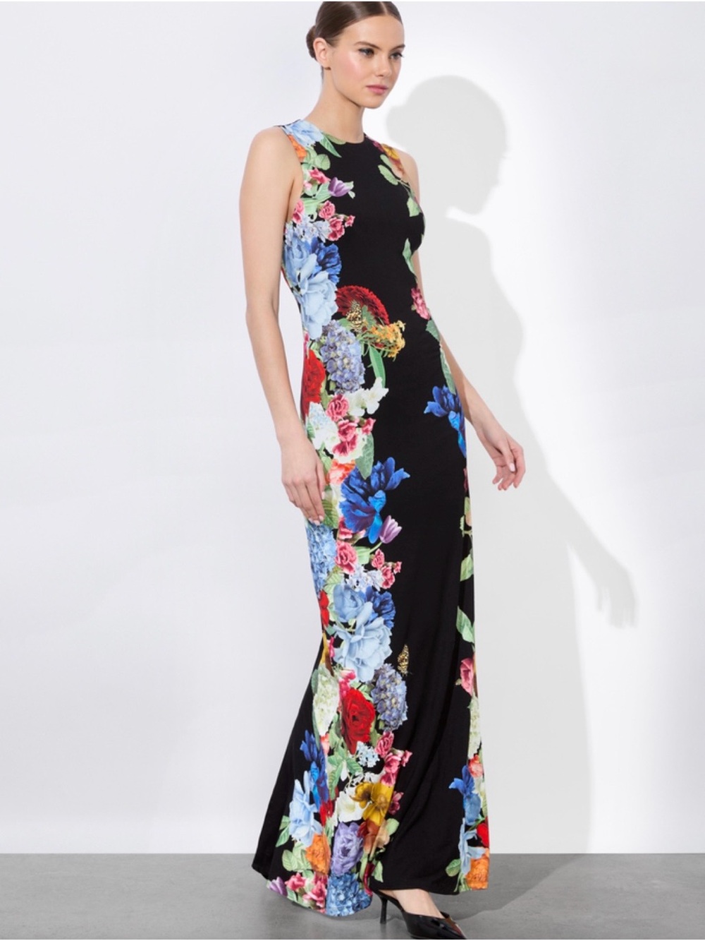 ALICE + OLIVIA DELORA OPEN BACK MAXI
DRESS, Size 0, Like New, Sold Out! - Picture 2 of 8